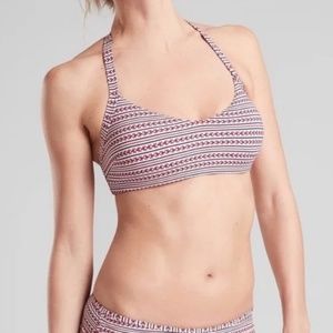 Athleta NWT Jacquard Bikini top L